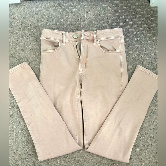 AMERICAN EAGLE HI- RISE JEGGING in dusty rose - Picture 2 of 2